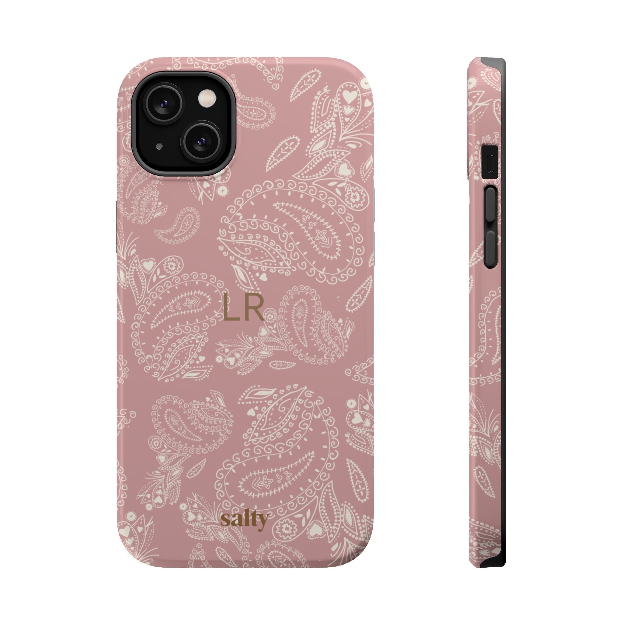 Blush Paisley Monogram