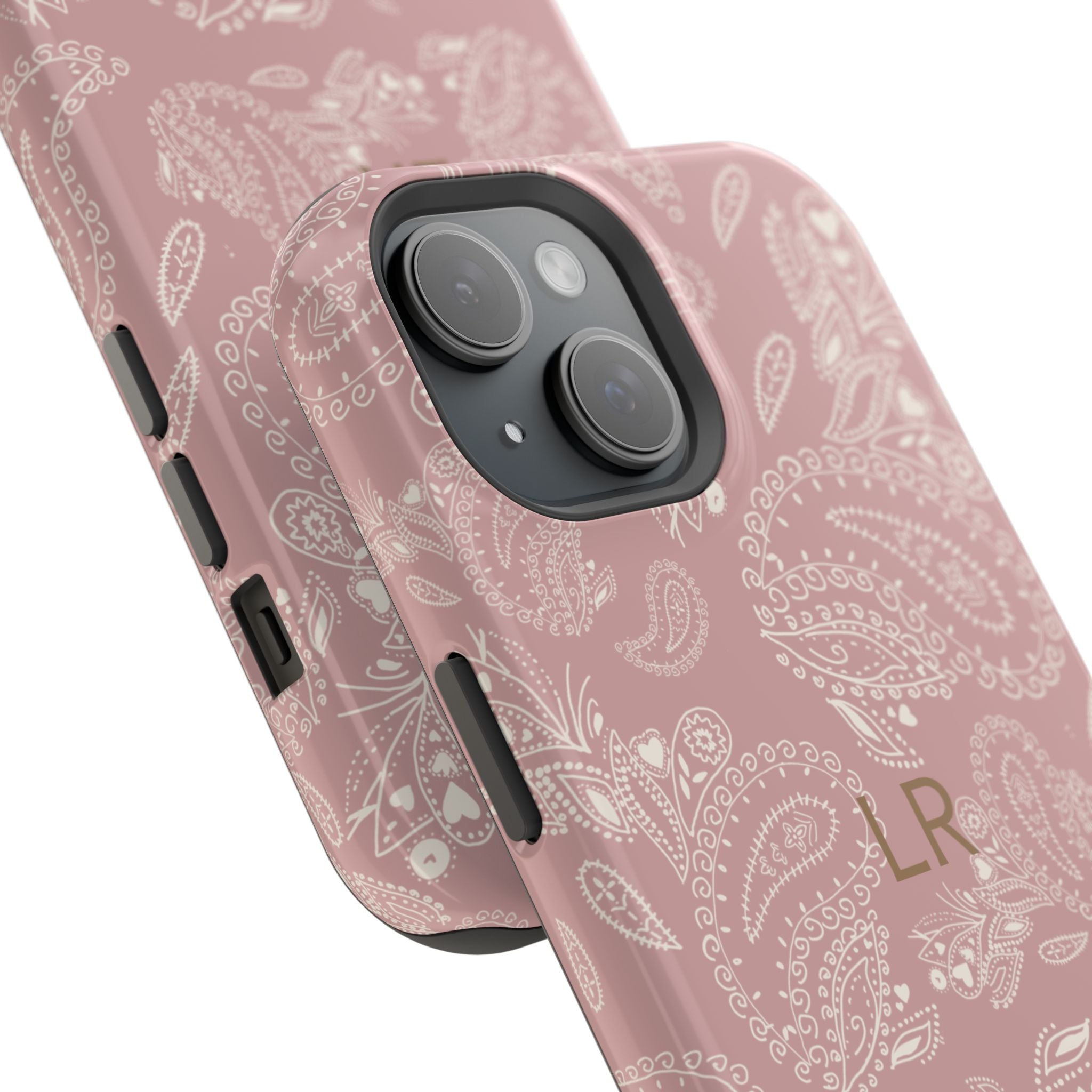 Blush Paisley Monogram