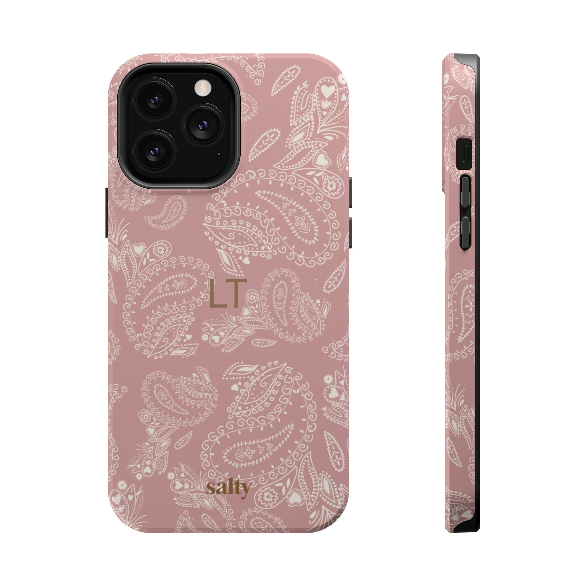 Blush Paisley Monogram