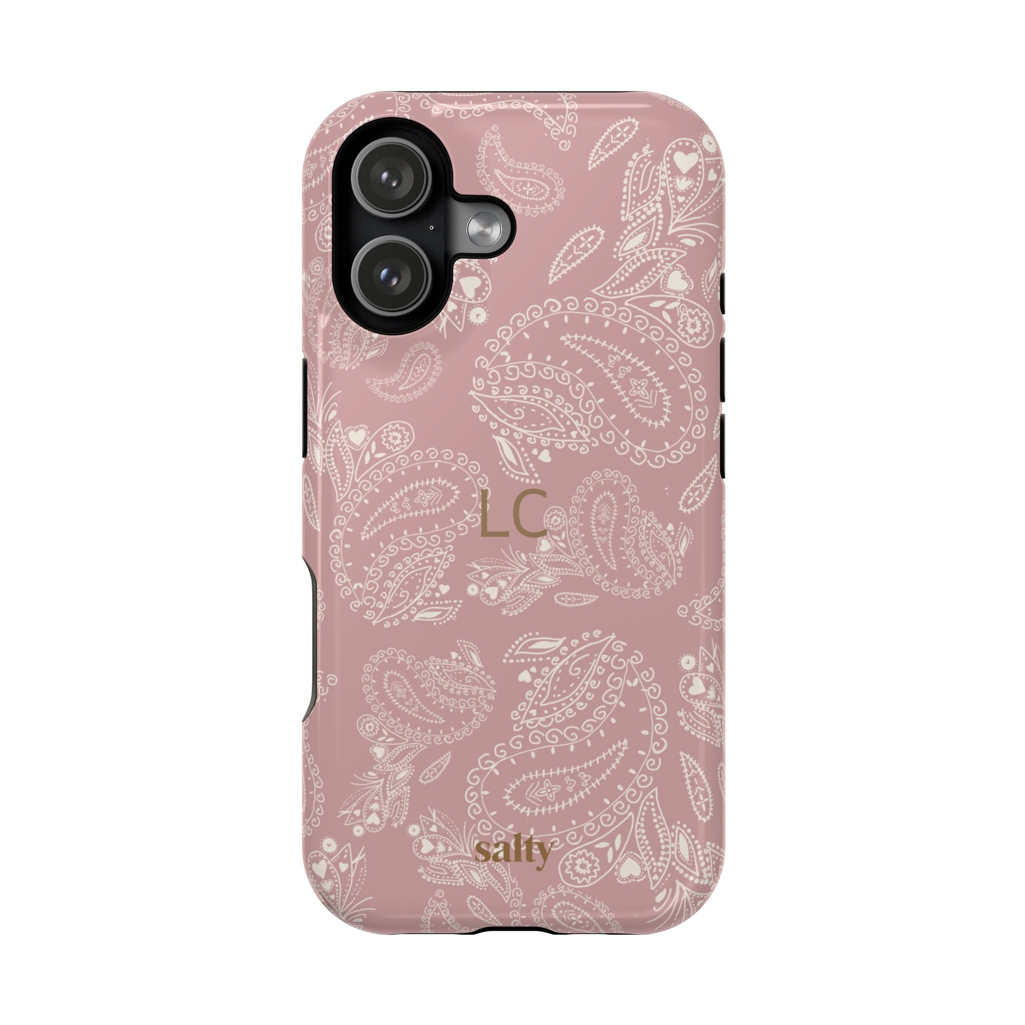 Blush Paisley Monogram