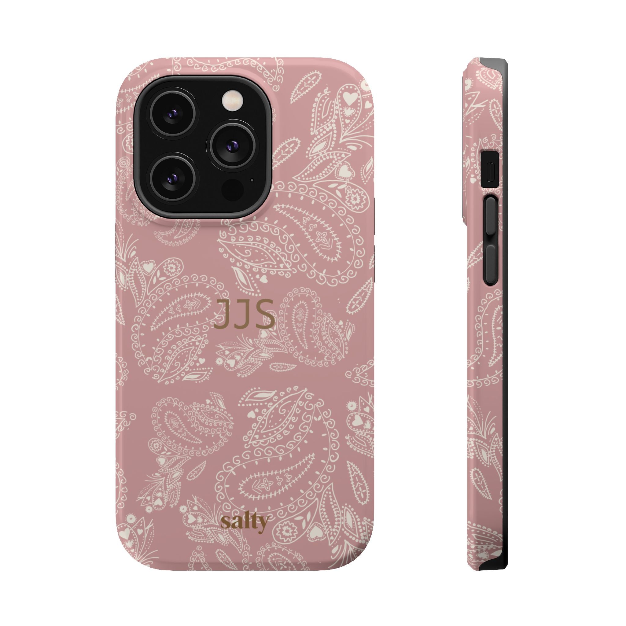 Blush Paisley Monogram