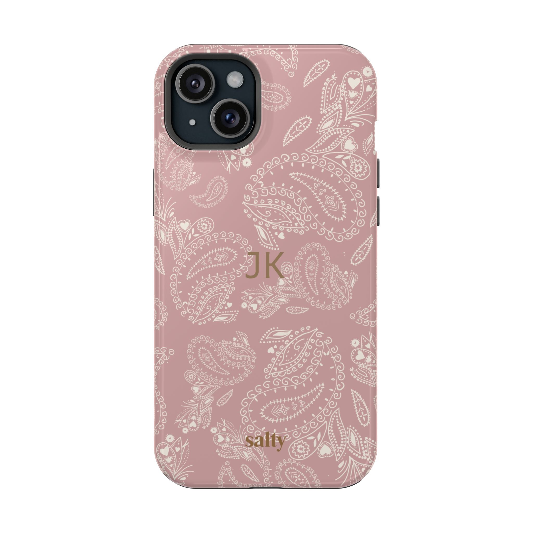 Blush Paisley Monogram