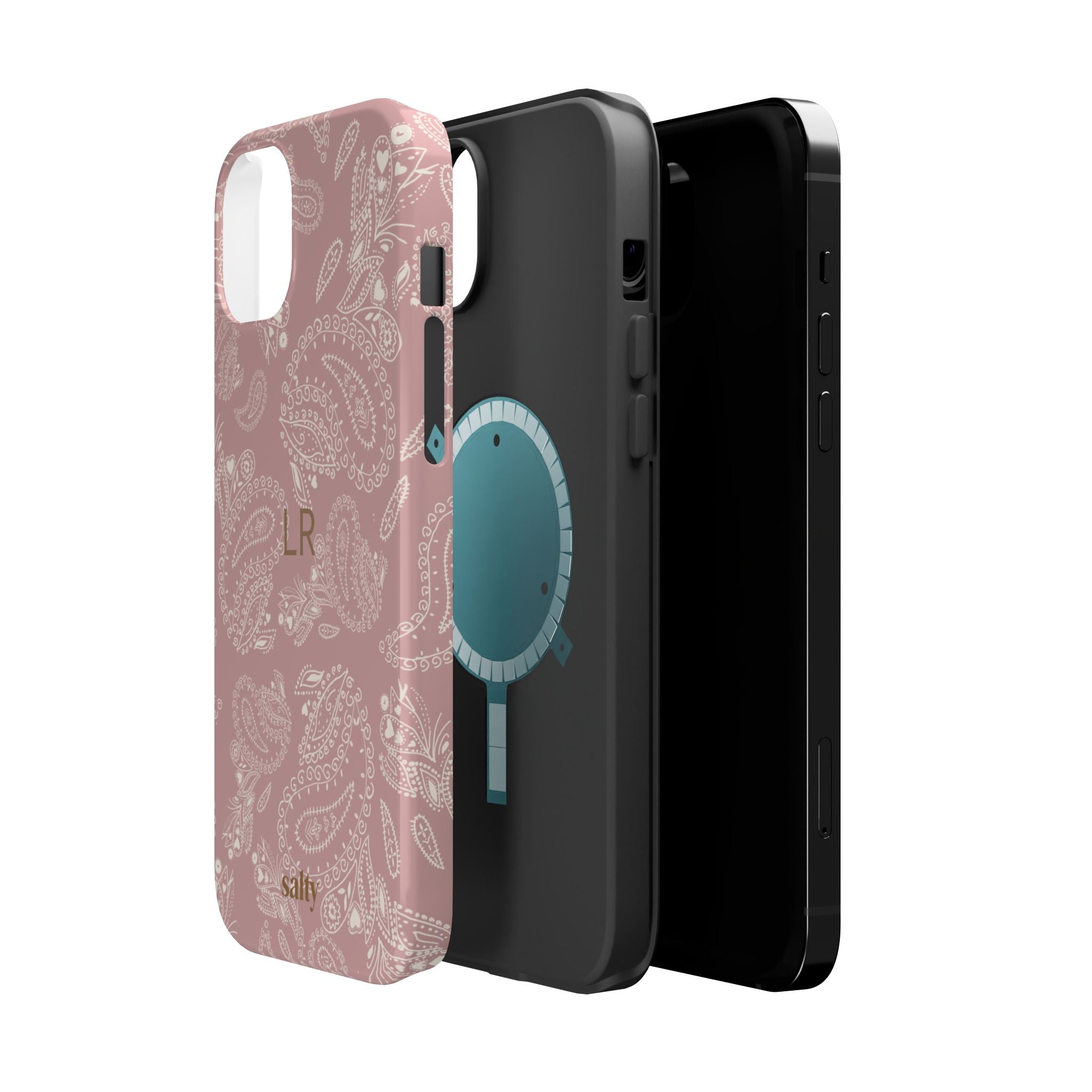 Blush Paisley Monogram