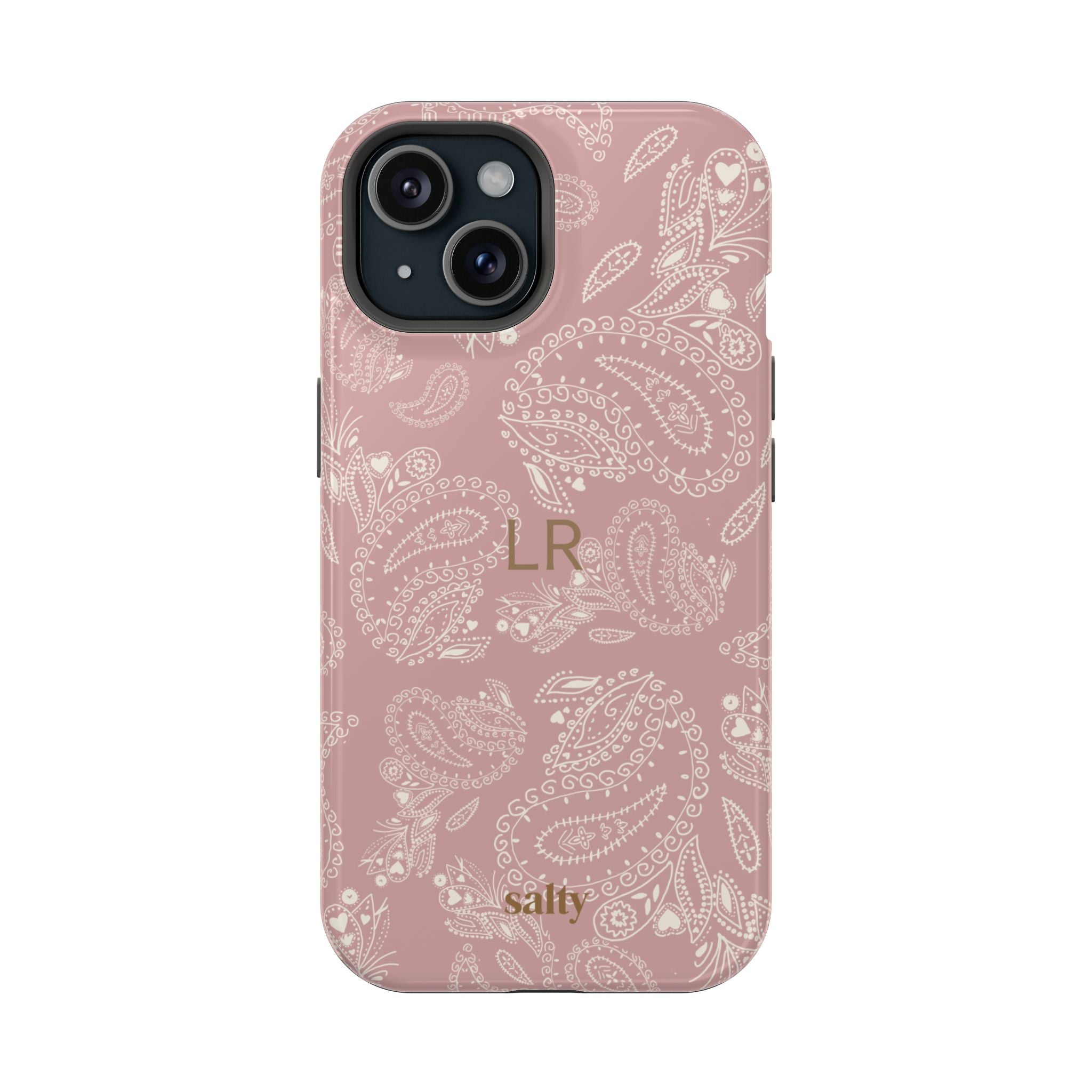 Blush Paisley Monogram