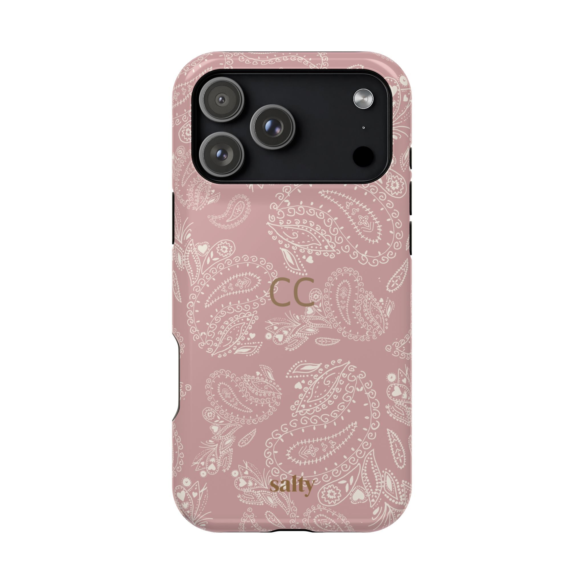 Blush Paisley Monogram