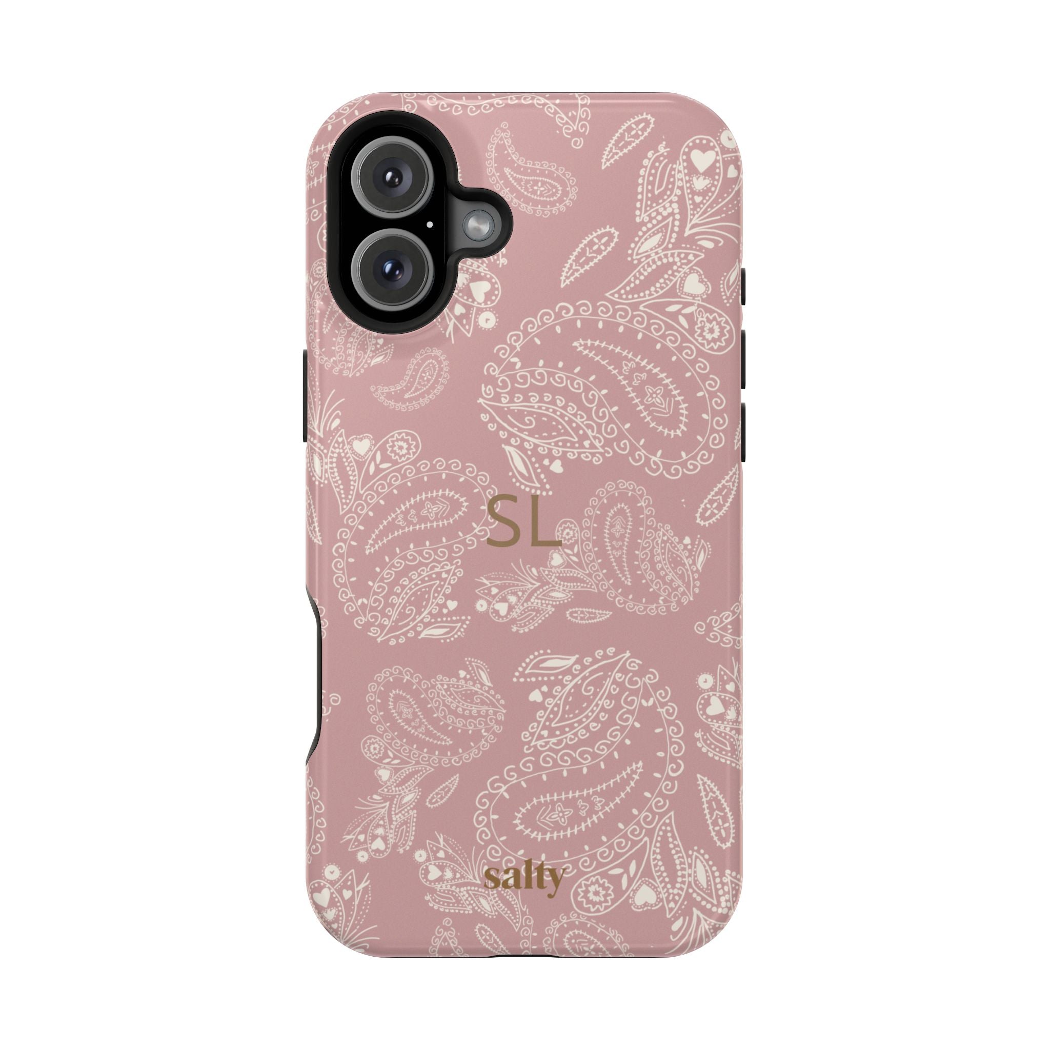 Blush Paisley Monogram