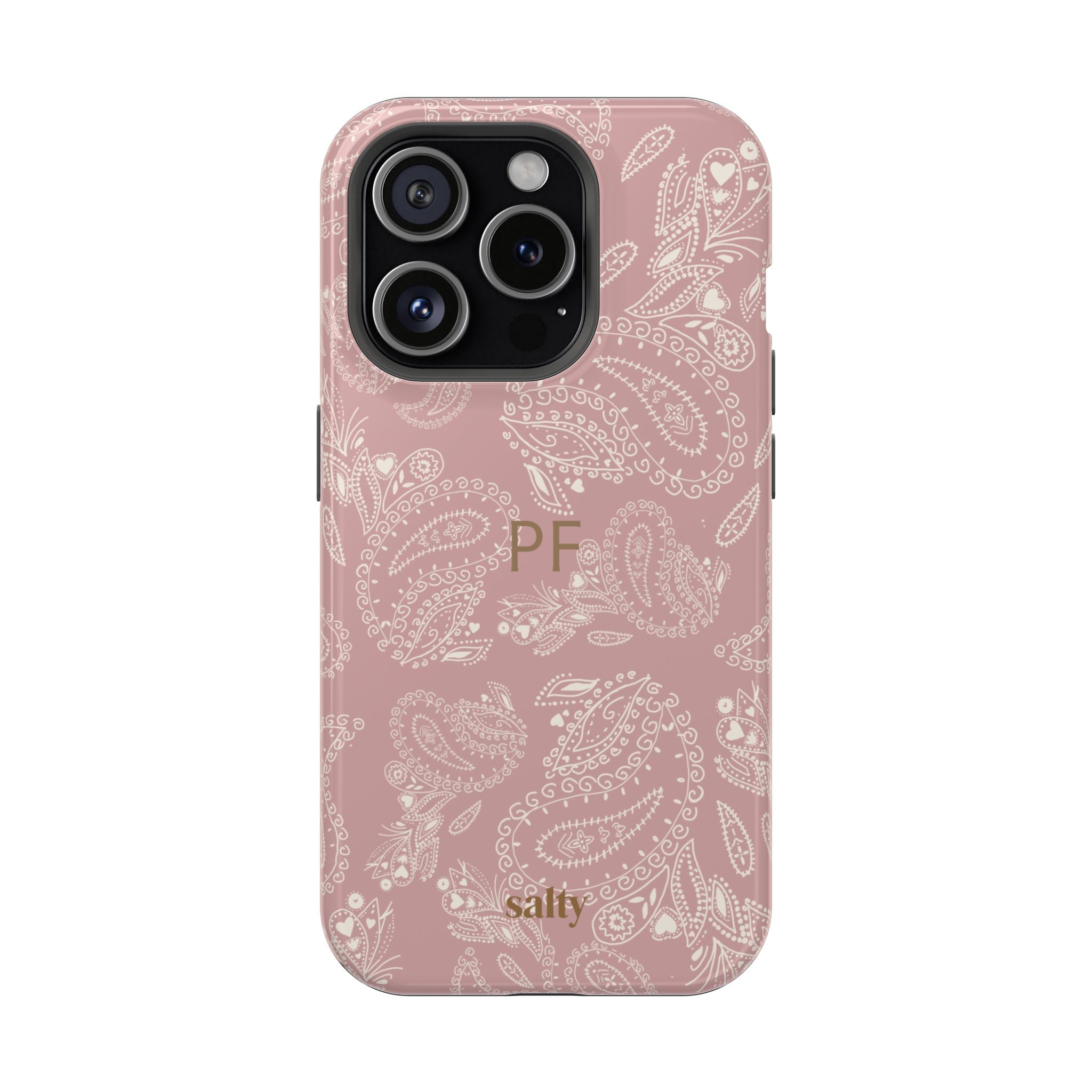 Blush Paisley Monogram